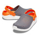 Дитячі Crocs Kids' LiteRide Clog Grey/Orange купити в Україні