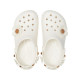 Жіночі Crocs Classic Metallic Blooms Clog White з квіточками купити в Україні