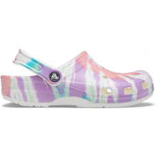 Жіночі Crocs Classic Tie-Dye Graphic Clog Coral