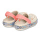 Женские Crocs Crocband Gallery Clog White/Peach купить в Украине