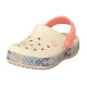 Женские Crocs Crocband Gallery Clog White/Peach купить в Украине