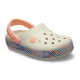 Женские Crocs Crocband Gallery Clog White/Peach купить в Украине