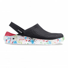 Жіночі Crocs LiteRide Clog Black/White (Клякса)