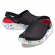 Жіночі Crocs LiteRide Clog Black/White (Клякса) купити в Україні