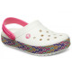 Жіночі Crocs Crocband Gallery Clog White/Crimson купити в Україні