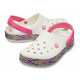 Жіночі Crocs Crocband Gallery Clog White/Crimson купити в Україні