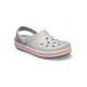 Crocs Crocband Light Grey/Bright Coral купити в Україні