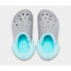 Жіночі зимові утепленні Crocs Baya Lined Clog Fuzz-Strap Bright Grey/Ice Blue купити в Україні