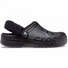Зимові утепленні Crocs Baya Lined Clog Fuzz-Strap Black 