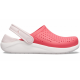 Детские Crocs Kids’ LiteRide Clog Coral/White купить в Украине