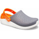 Дитячі Crocs Kids' LiteRide Clog Grey/Orange купити в Україні