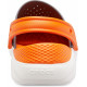 Дитячі Crocs Kids' LiteRide Clog Grey/Orange купити в Україні
