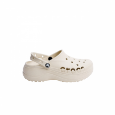 Жіночі Crocs Baya Platform Clog Lastic Bone