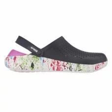 Женские Crocs LiteRide Clog Dazzle (Кляксы фиолет)