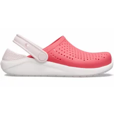 Дитячі Crocs Kids' LiteRide Clog Coral/White