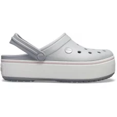 Женские Crocs Platform Light Grey/Rose