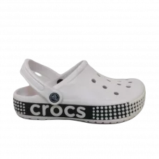 Женские Crocs Bayaband Logo Motion Clog Light Grey / Ocean